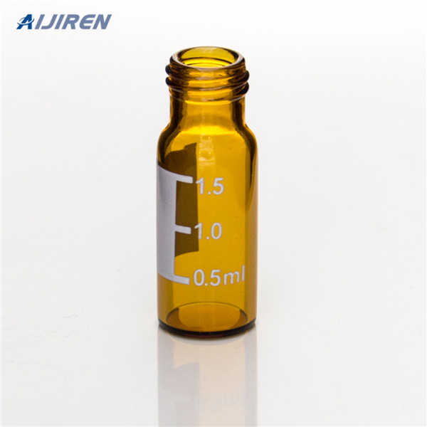 2ml amber crimp top vials PTFE/red rubber septa